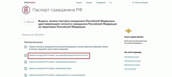 Как поменять паспорт в 45 лет: подробная инструкция