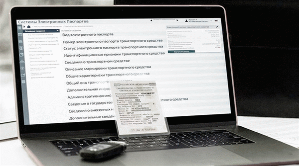 Электронная выписка из ПТС