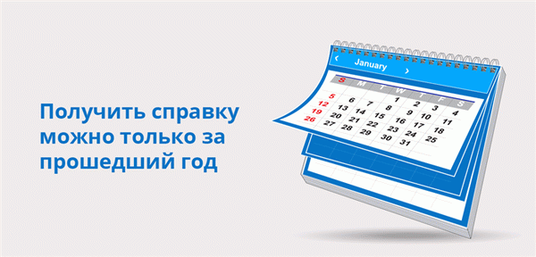 Можно получить только справки за предыдущий год