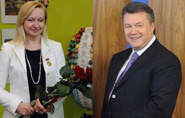 Виктор Янукович и Людмила Павловна.