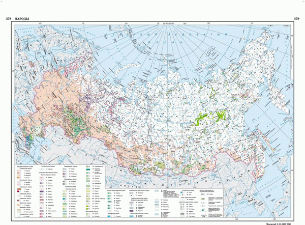 Большая карта народов России скачать.