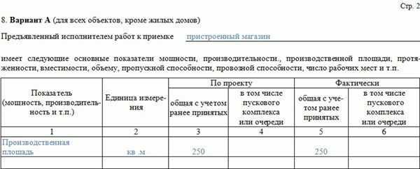 Акт приемки законченного строительства 2024