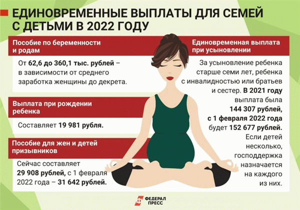 Выплаты для семей с детьми