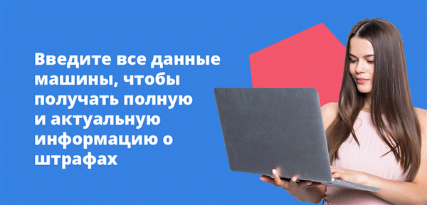 Укажите все предметы, находящиеся в вашем автомобиле, и заполнит е-данные о штрафах